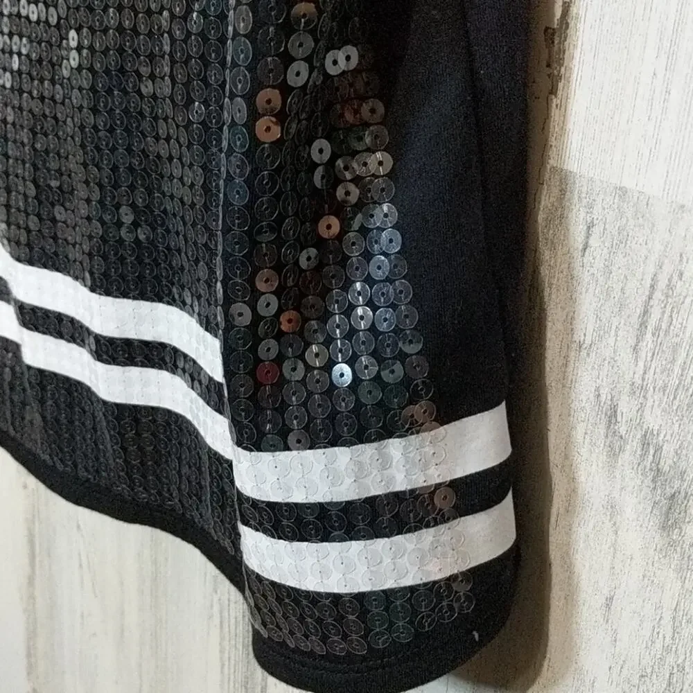 JUSTICE Girls 18 Bundle Black Tank Tops Sequin Lot XXL
